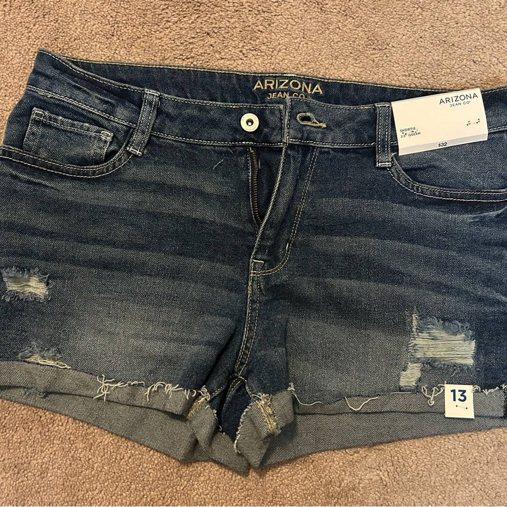 Arizona Jean Company Women's Blue Denim Shorts